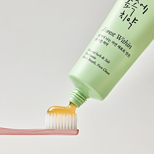 숲속에 치약 잇몸 소금 약초 케어 120g, 5개 - 상세 이미지 3