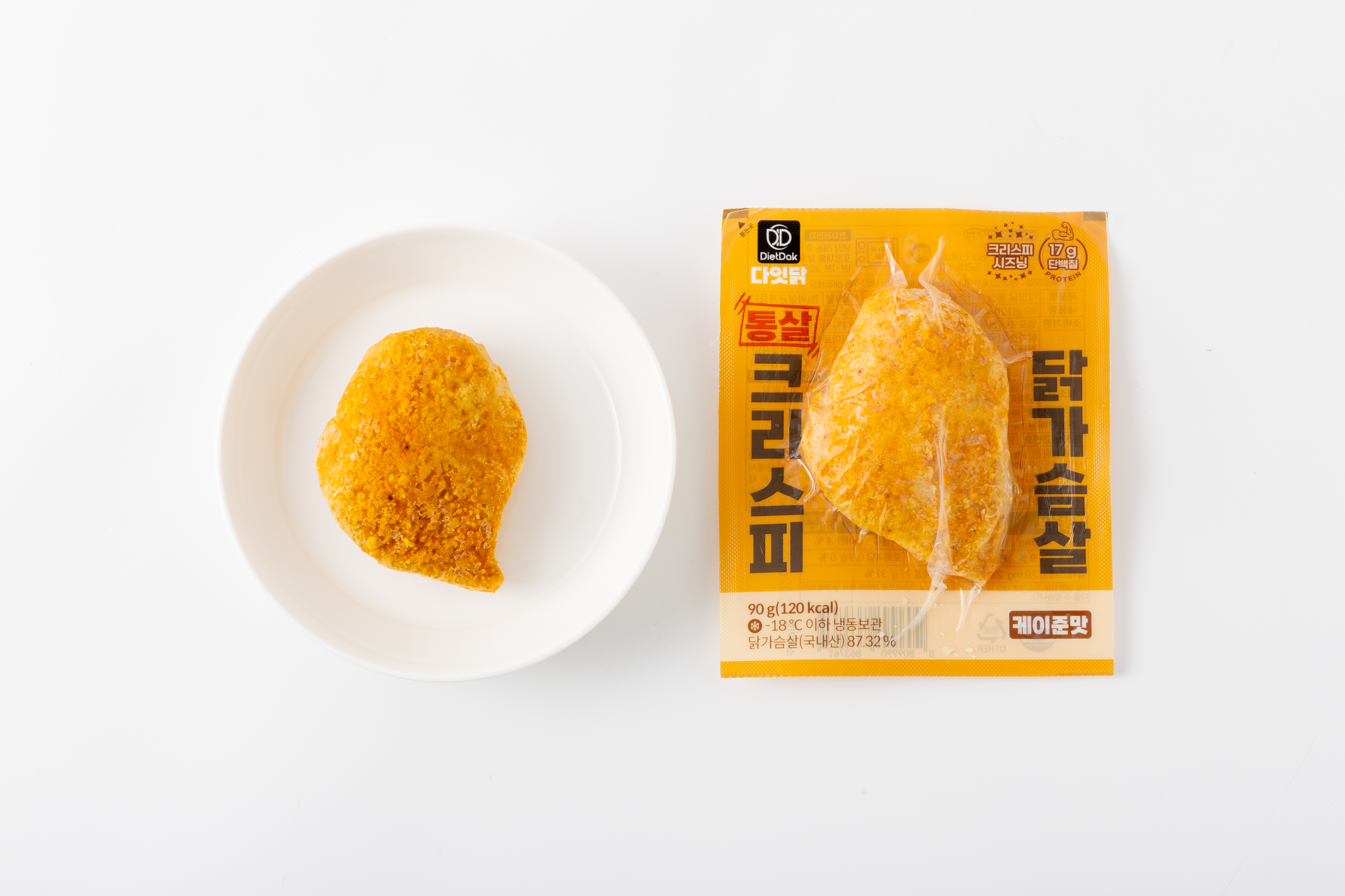 [핫세일] 다잇닭 통살 크리스피 닭가슴살 3종 혼합, 90g, 30개 - 상세 이미지 3