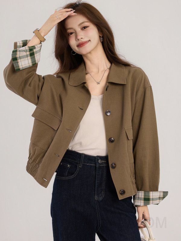 브라운 윈드브레이커 자켓 여름용 라이딩 재킷 기능성 스타일 바이크 바람막이 모터사이클 외출용 편안한 착용감 - 상세 이미지 4