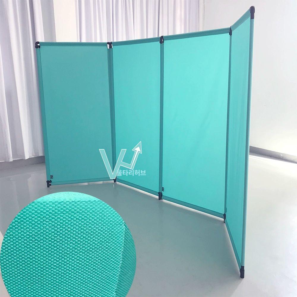 패브릭 방수 천 분리대 파티션 가림막 칸막이 접이식 그레이 1000D 56-140cm - 상세 이미지 3