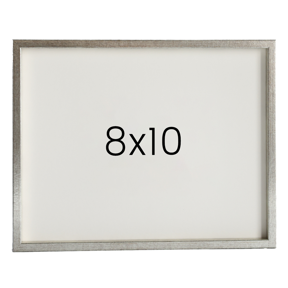12mm레프 나무액자 사진액자 웨딩 포토테이블 인화 탁상 소형 8x10 203x254mm, 실버 - 메인 이미지