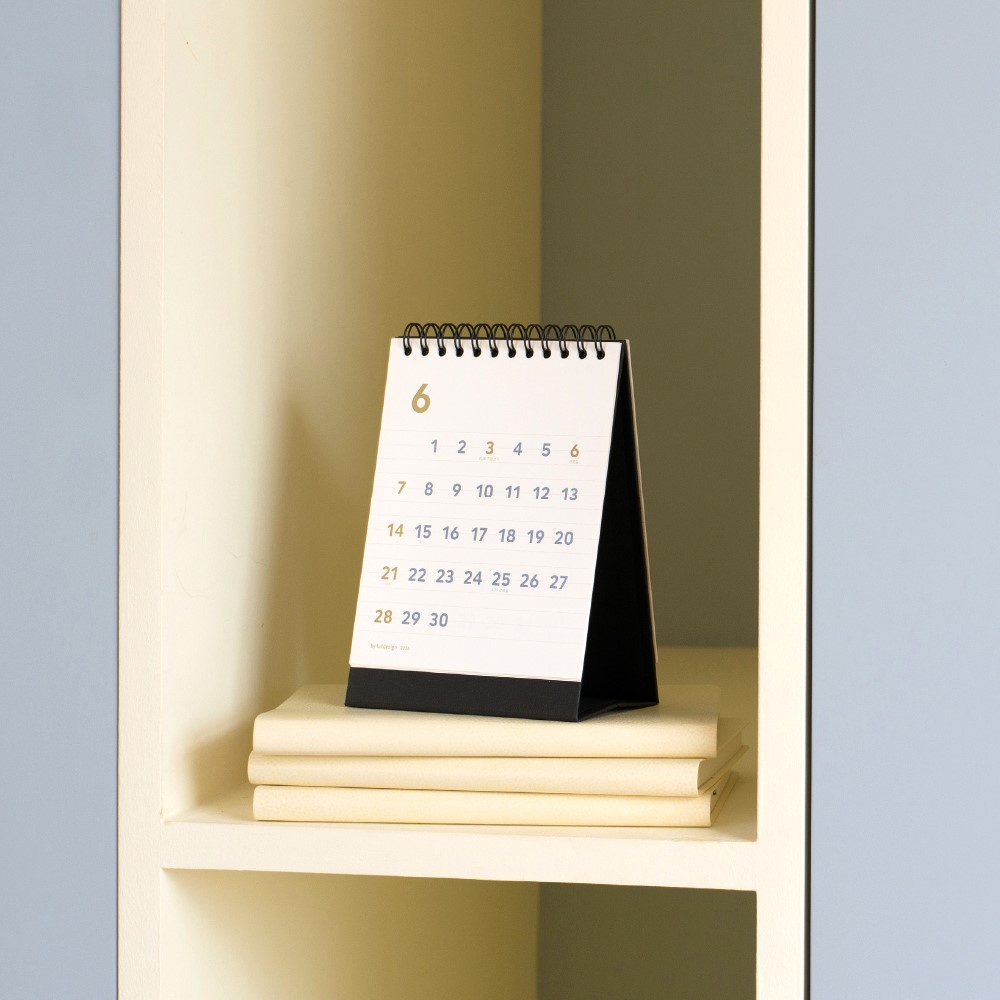 2026년 미니 탁상 달력 2026 데스크 캘린더 스케줄러 26년 작은달력 바이풀