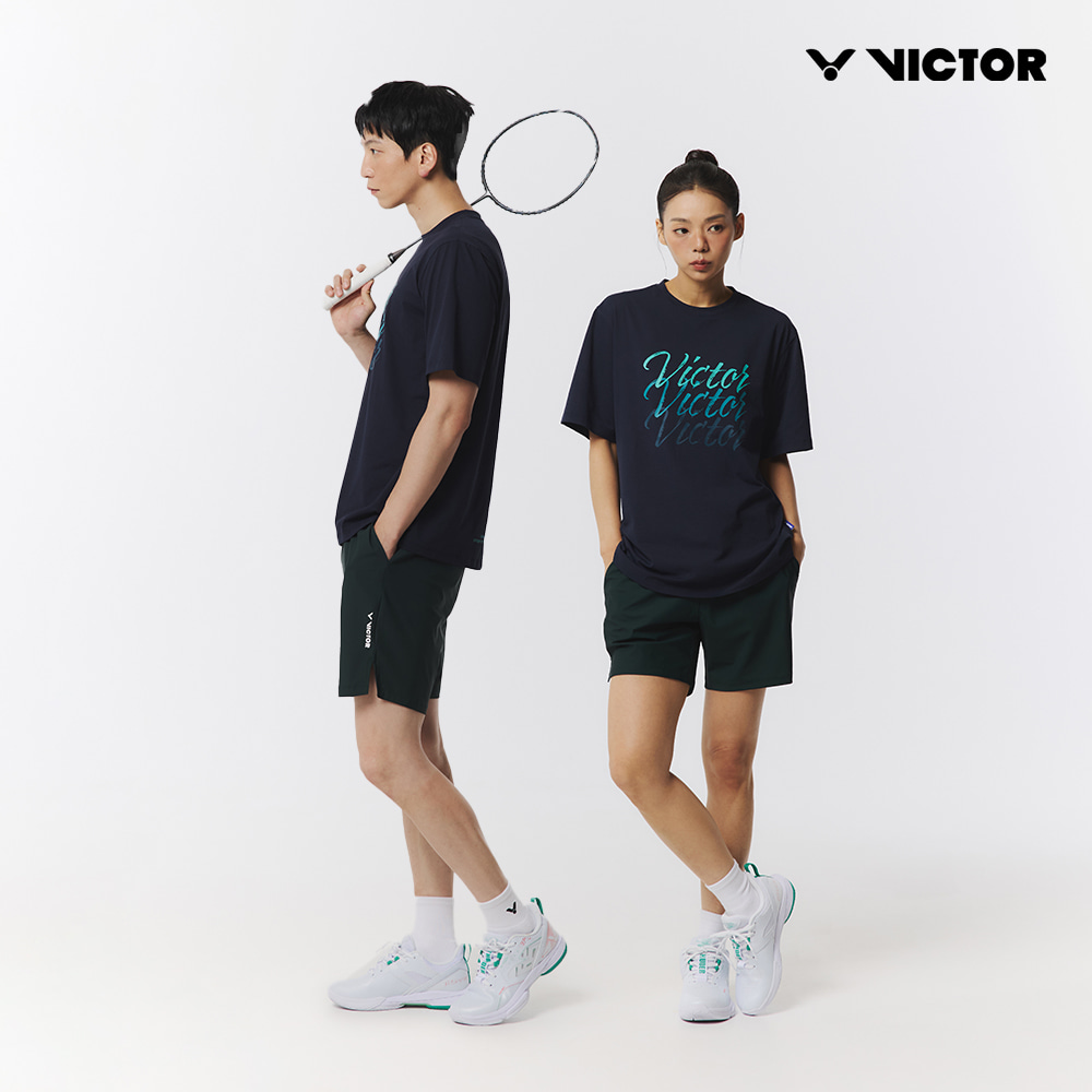 빅터 아울렛 오버핏 반팔 티셔츠 VT25CTO201U 배드민턴 탁구 스쿼시 스포츠웨어 - 상세 이미지 3
