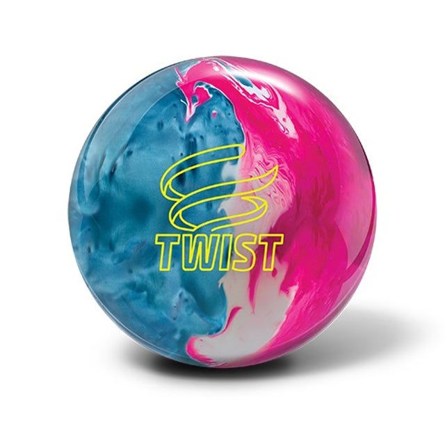 [시소백]브런스윅 트위스트 볼링공 스카이블루 핑크스노우 Twist 소프트볼 훅볼 5kg(11파운드) - 상품 이미지