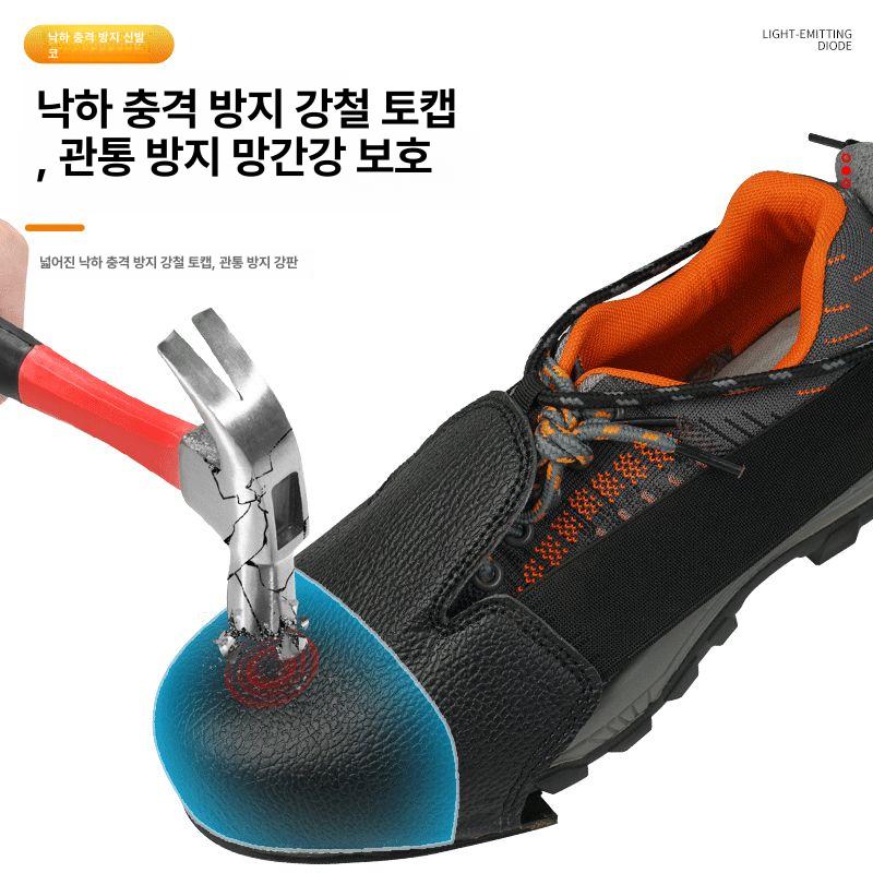 앞코 커버 공사현장 가정용 방수 덧신 내마모 세탁 현장 두꺼운 내성 실내 부직포 도톰 일반형 방지화 신발커버 1쌍 포함 더 큰 사이즈 - 상세 이미지 3