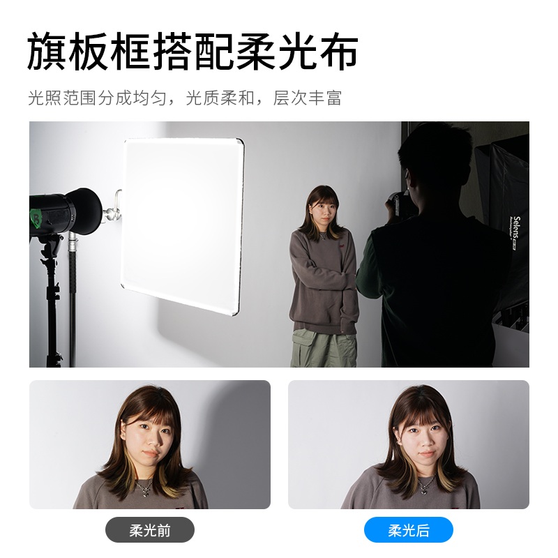 대형스크린 확산판 고정형 사진관 방송 사진조명 촬영 반사판 스튜디오 - 상세 이미지 3