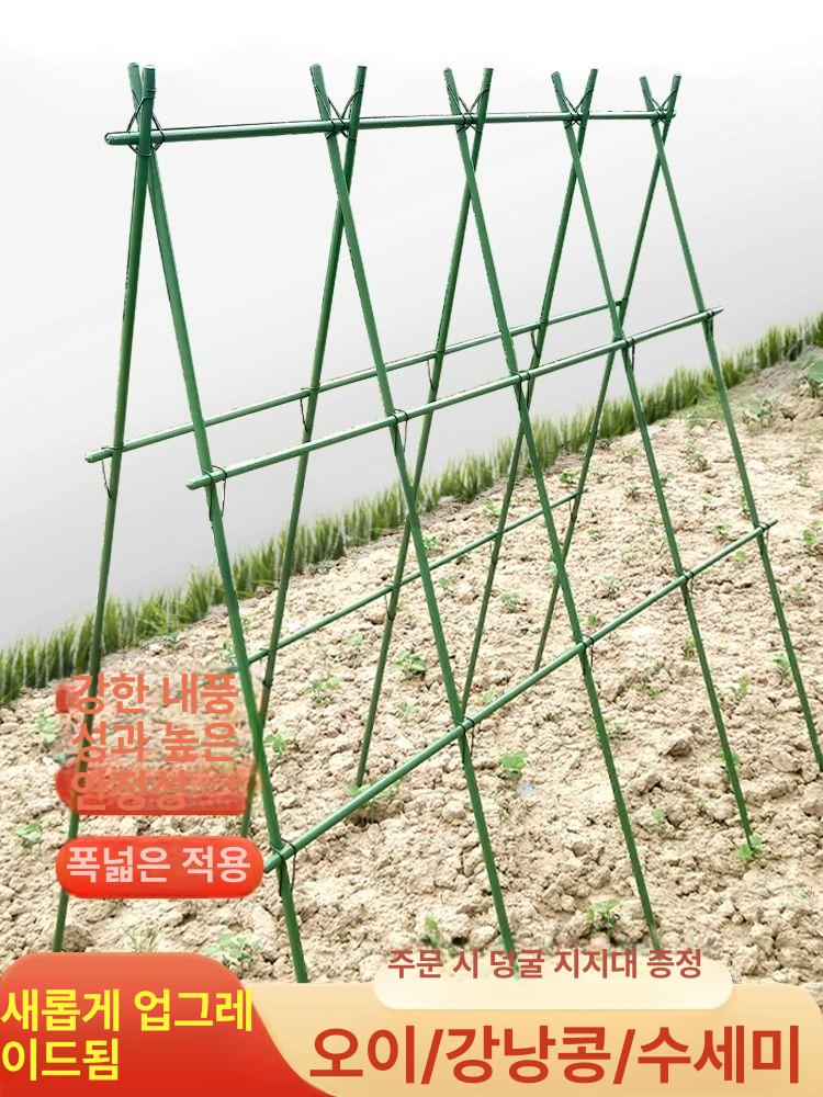 대형 오이지지대 호박 텃밭 토마토 식물지지대 포도 원예 넝쿨 장미 농사용 20mm 210cm 150cm - 상세 이미지 2