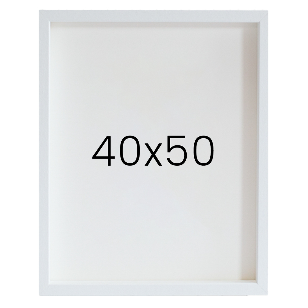 12mm레프 원목액자 우드 웨딩 전시회 맞춤 프레임 틀 40x50 400x500mm, 화이트 - 메인 이미지