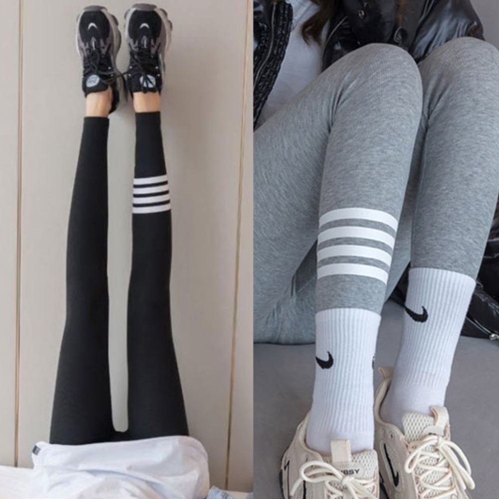 빅사이즈 봄 가을 여자레깅스 쫄바지 운동 하이웨스트 러닝 헬스 힙업 타이즈 이미지 1