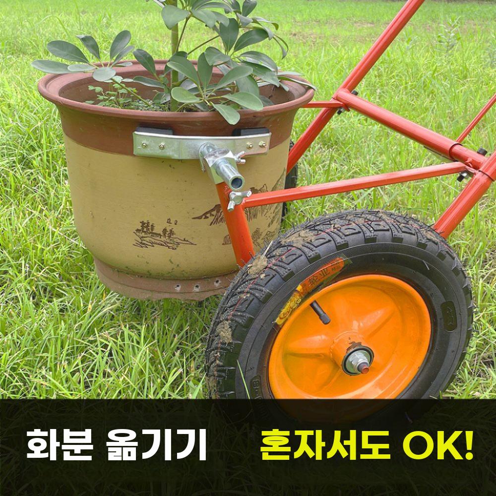 화분 운반용 카트 화분배달 운반 꽃집 손수레 화분카트 - 상세 이미지 2