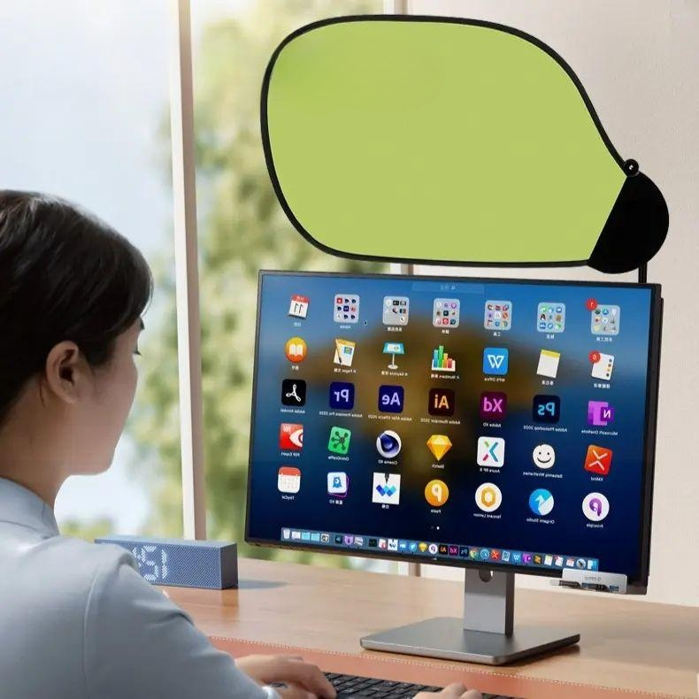 사무실 캐노피 햇빛 가리개 단용 클립식 가림막 클래식블랙색