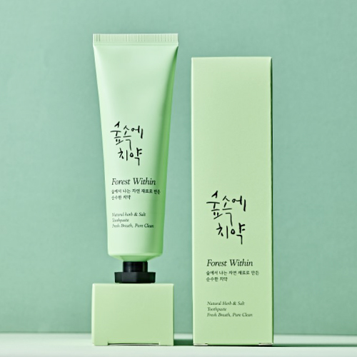 숲속에 치약 잇몸 소금 약초 케어 120g, 5개 - 상세 이미지 5