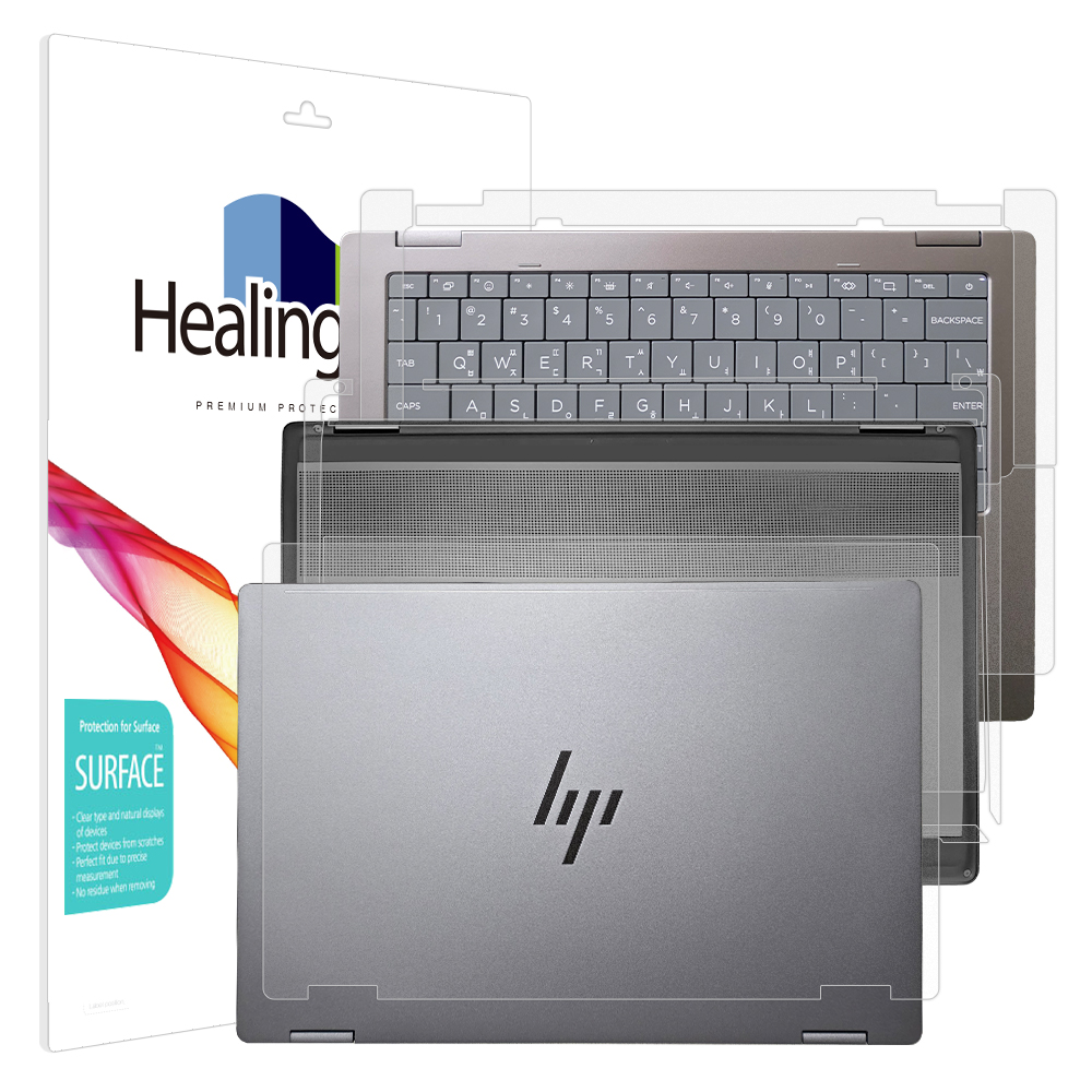 HP 옴니북 X 플립 14-fm0062TU 무광 외부보호필름 3종세트 - 상품 이미지
