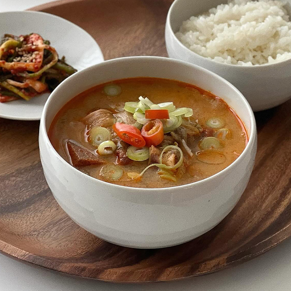 니코트 르블랑 달항아리 둥근 면기 온면기 탕기 떡국그릇 MADE IN JAPAN - 상세 이미지 4