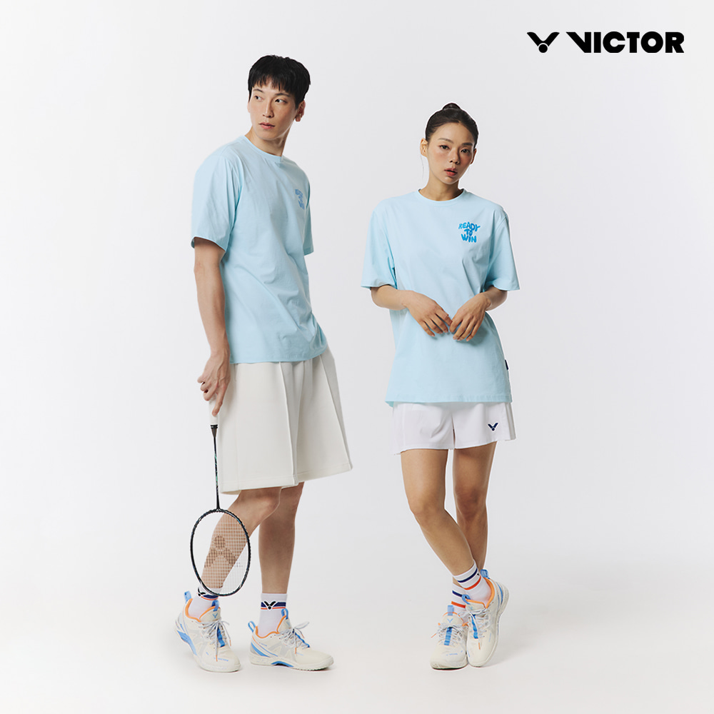 빅터 아울렛 오버핏 반팔 티셔츠 VT25CTO203U 배드민턴 탁구 스쿼시 스포츠웨어 - 상세 이미지 3