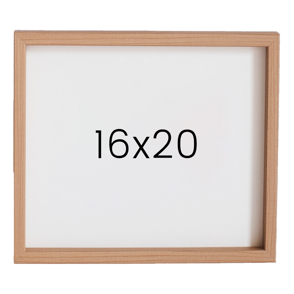 12mm레프 원목액자 우드 웨딩 전시회 맞춤 프레임 틀 16x20 406x508mm, 내츄럴 - 메인 이미지