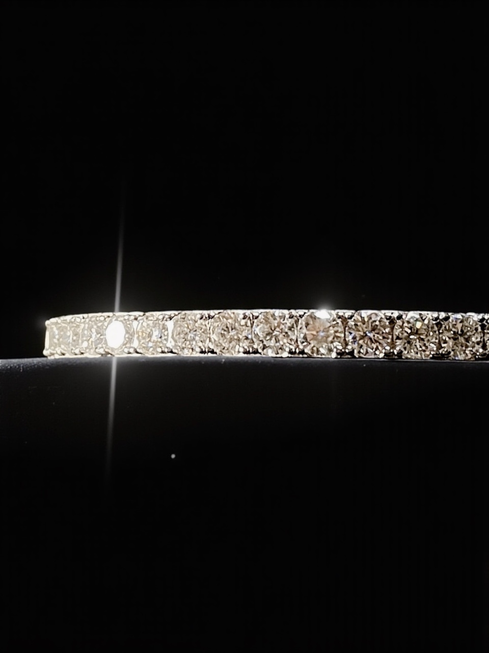 [Moissanite Tennis Bracelet] 화이트 모이사나이트 테니스 팔찌 S925 데시레아 이미지 6