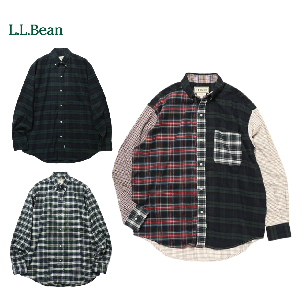 엘엘빈 L.L.Bean Kittery 긴팔 체크 셔츠 5475-1040 - 상품 이미지