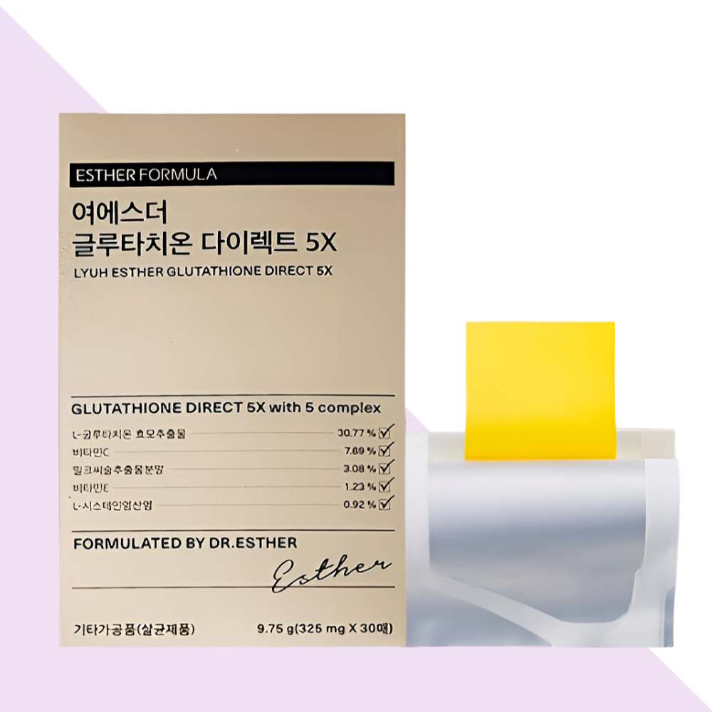 에스더포뮬러 글루타치온 5X 필름 여에스터 30매X1박스 - 메인 이미지