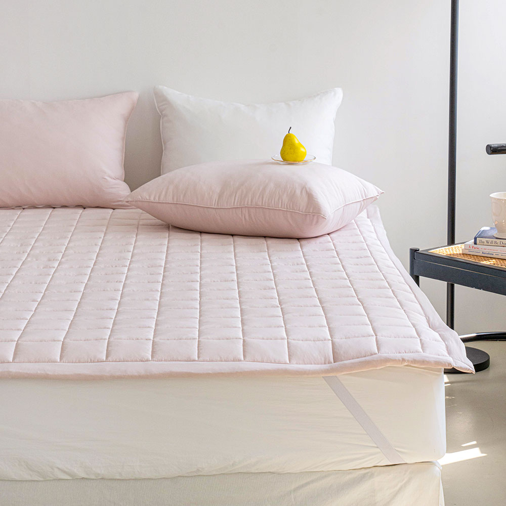 마이컬렉션 아토피 알러지케어 침대패드 SS 먼지없는 국내산 누빔패드 고정밴드