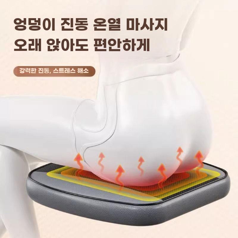소형 안마의자 전신 마사지기 어깨 허리 목 등받이 쿠션 - 상세 이미지 5