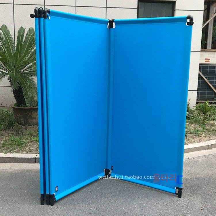 패브릭 방수 천 분리대 파티션 가림막 칸막이 접이식 그레이 1000D 56-140cm - 상세 이미지 2