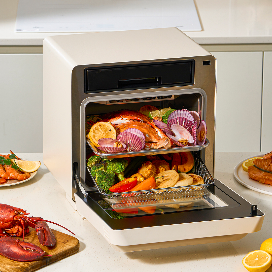 풀무원 스팀쿡 플러스 에어프라이어 15L AV15D11 (오트베이지)