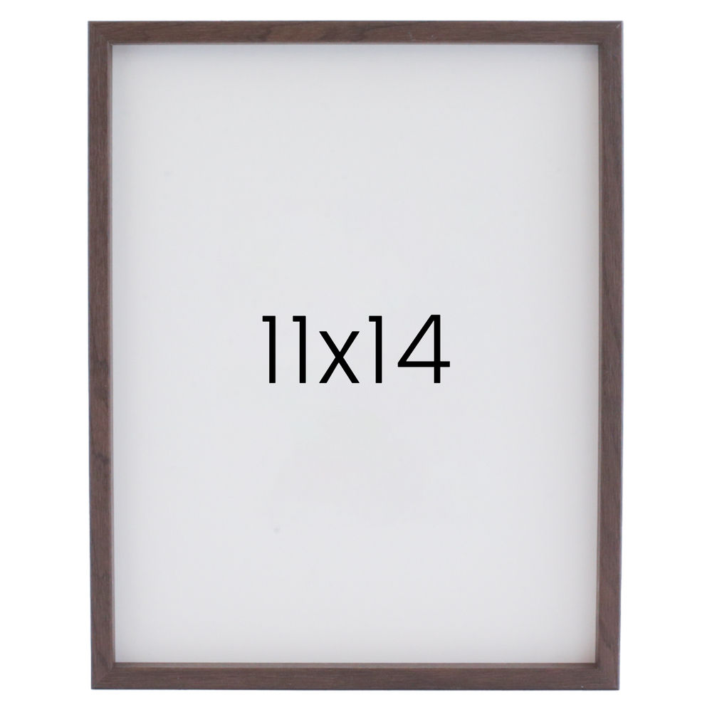12mm레프 원목액자 우드 웨딩 전시회 맞춤 프레임 틀 11x14 279x355mm, 월넛 - 메인 이미지