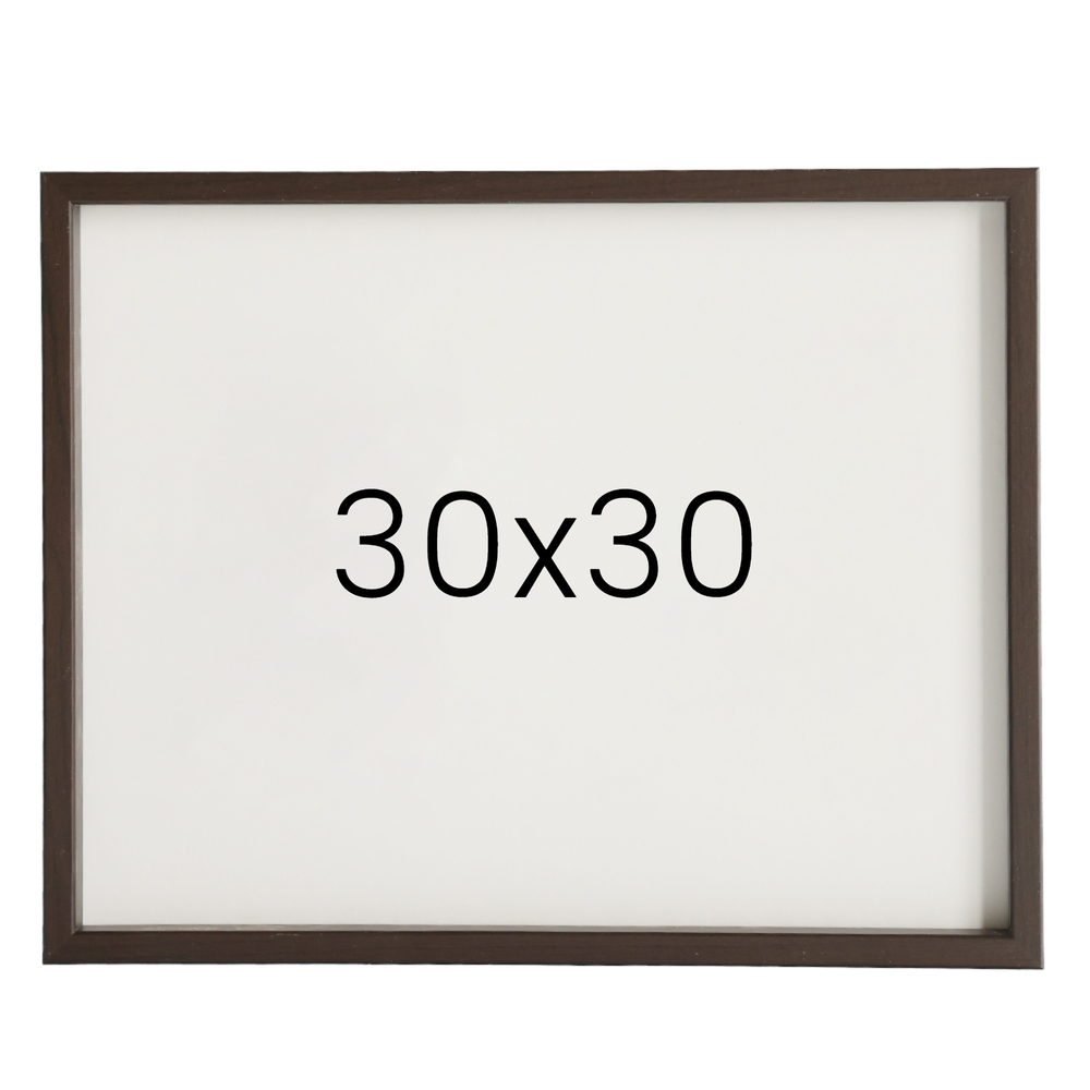 12mm레프 원목액자 우드 웨딩 전시회 맞춤 프레임 틀 30x30 300x300mm, 커피진밤 - 메인 이미지