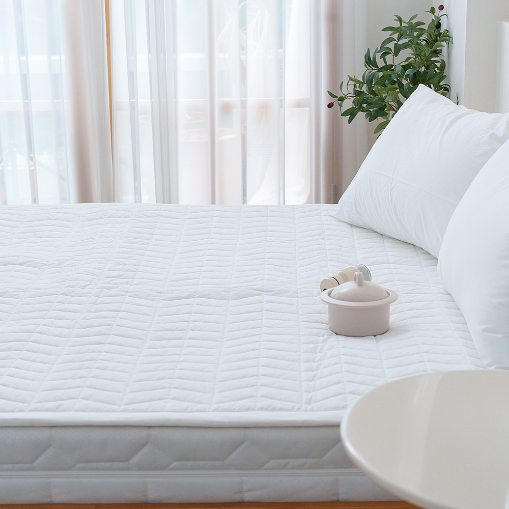 나라데코 60수 고밀도면 사각사각 사계절 밴딩 침대패드 SS