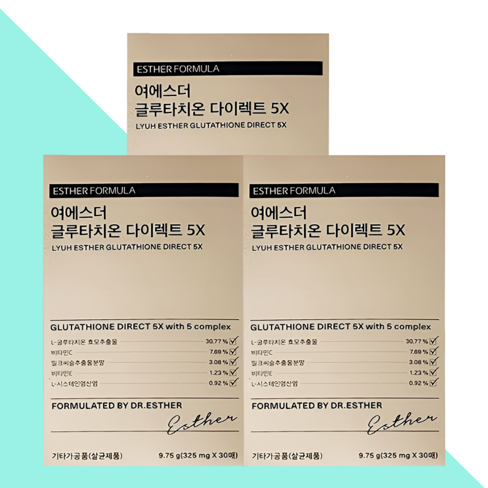에스더포뮬러 글루타치온 필름 5X 여에스터 30매X3개 - 메인 이미지