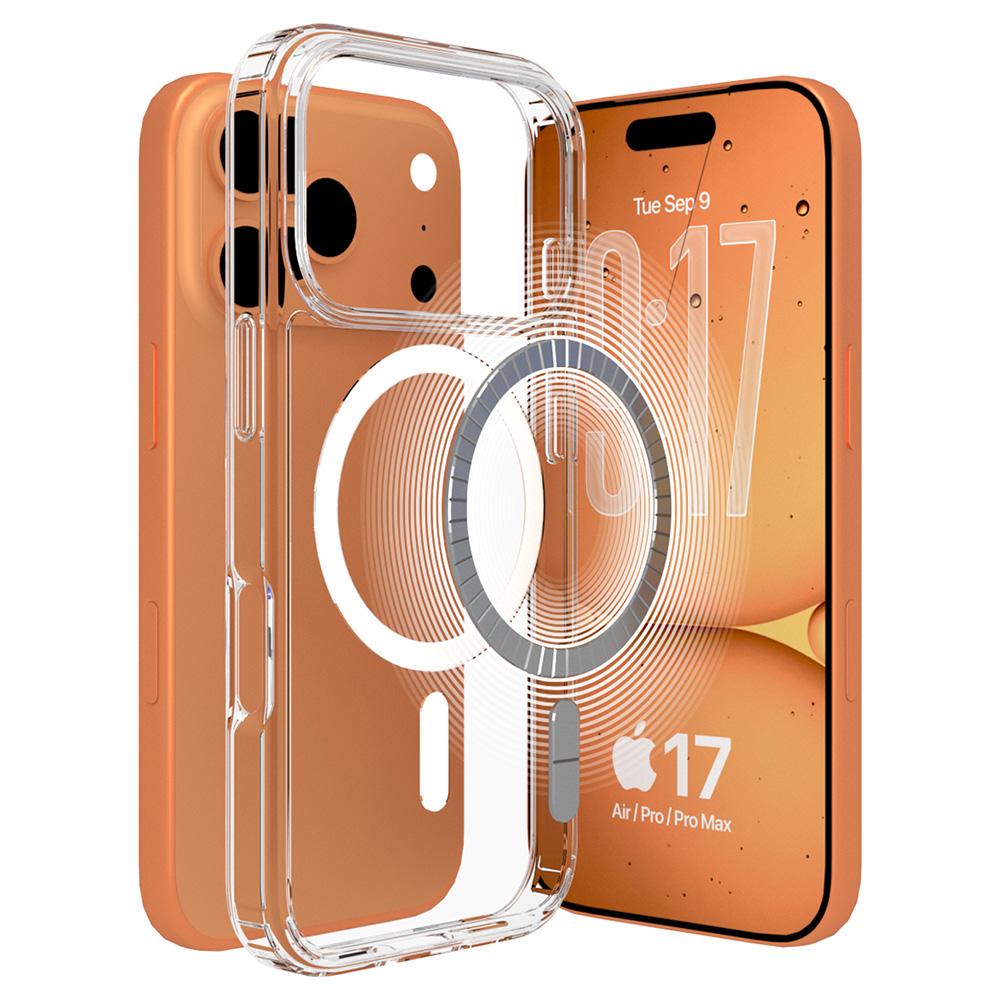 코커 맥스킨 맥세이프 변색방지 2800GS 3배자력 슬림 범퍼 케이스 투명, 아이폰 17 프로 맥스