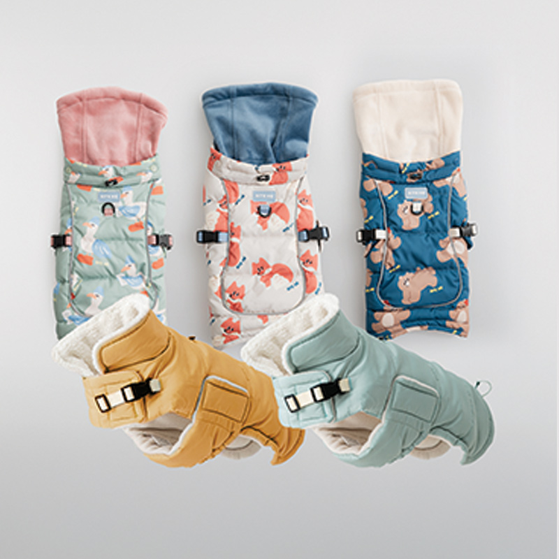 [세트할인] 바잇미 2025 더블히트 소형견 + 웜허그 소형견 (머스타드/민트)