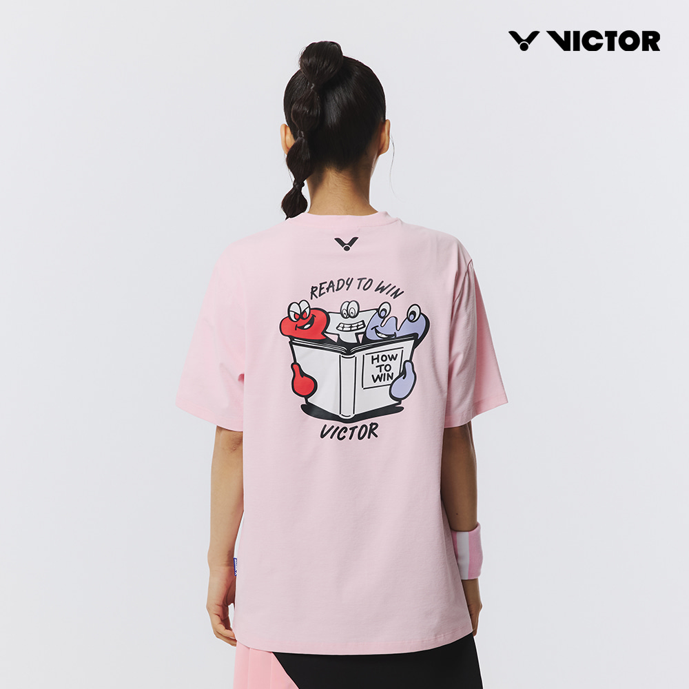 빅터 아울렛 오버핏 반팔 티셔츠 VT25CTO204U 배드민턴 탁구 스쿼시 스포츠웨어 - 상세 이미지 2