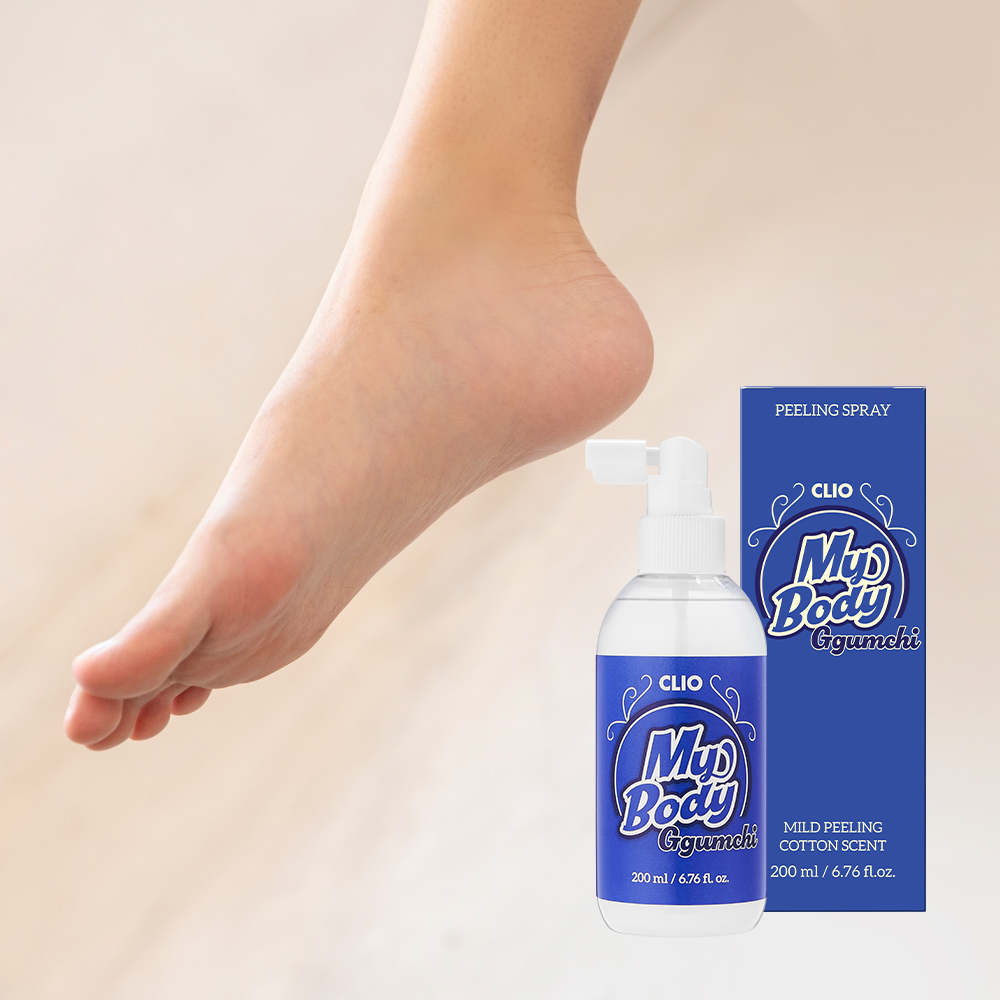 [크리오] 마이 바디앤꿈치 풋필링 각질 제거 풋케어 스프레이 200ml x2개 이미지 2