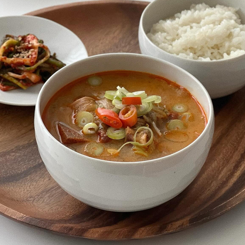 [1+1] 니코트 르블랑 달항아리 둥근 면기 온면기 탕기 떡국그릇 MADE IN JAPAN - 상세 이미지 3