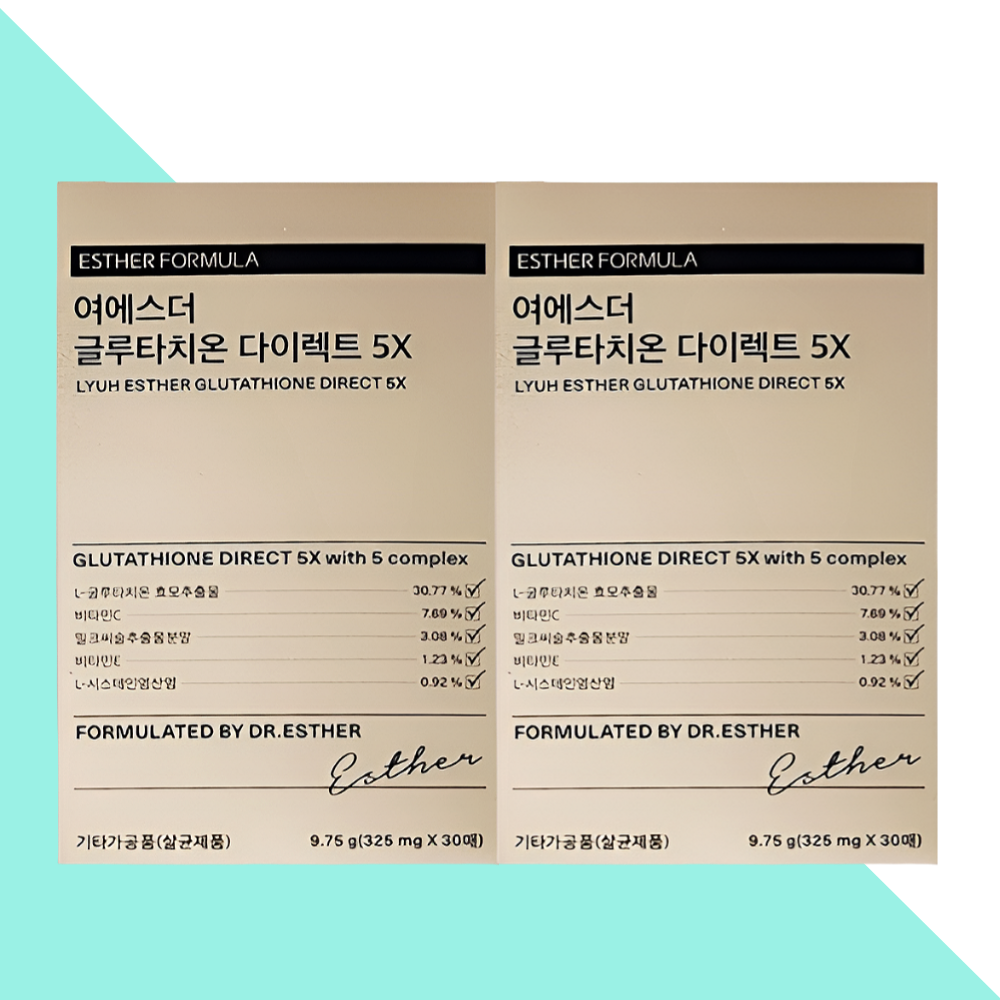에스더포뮬러 글루타치온 필름 5X 여에스터 30매X2개 - 상품 이미지