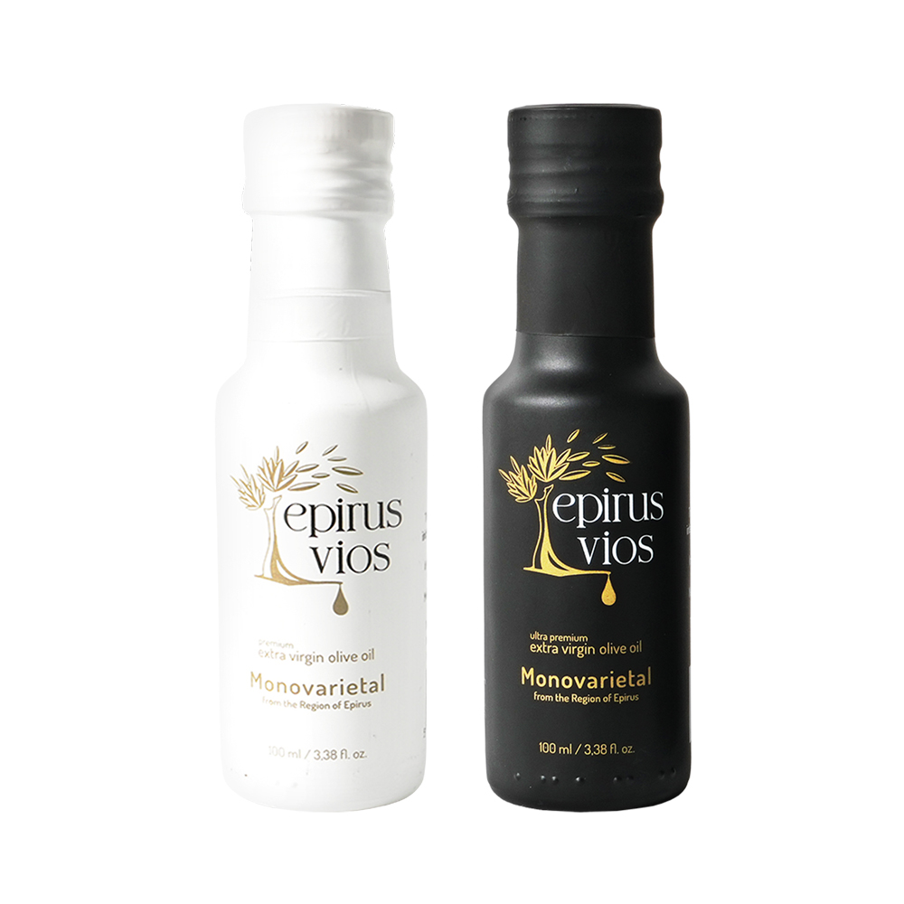에피루스 비오스 엑스트라 버진 그리스 올리브오일 100ml 세트 (산도0.1대+0.2대) - 상품 이미지