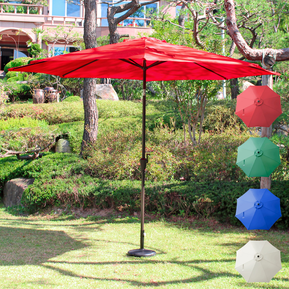 착한테이블 야외 대형 파라솔 감성 각도조절 크랭크 테라스 옥상