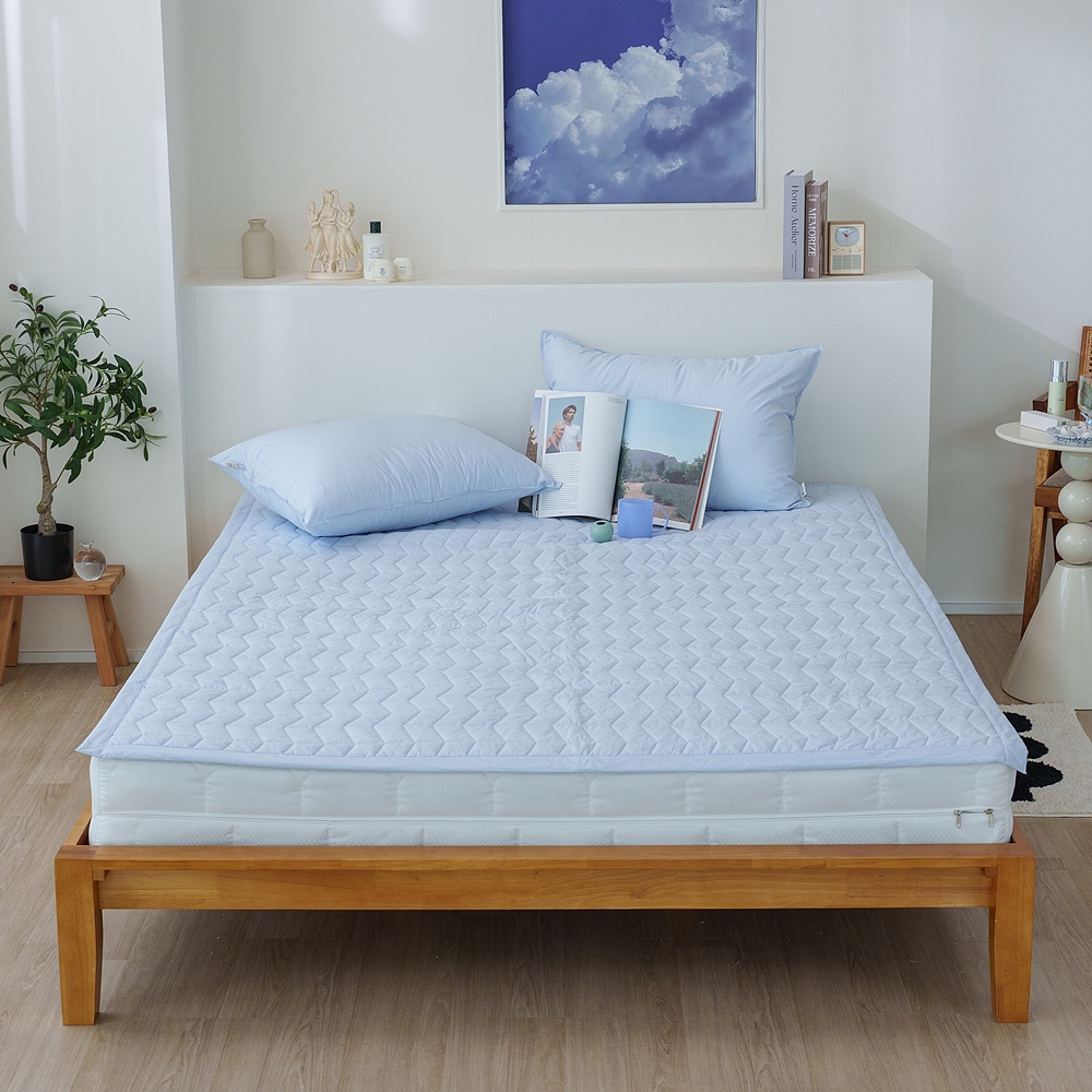 나라데코 60수 고밀도면 사각사각 사계절 밴딩 침대패드 SS