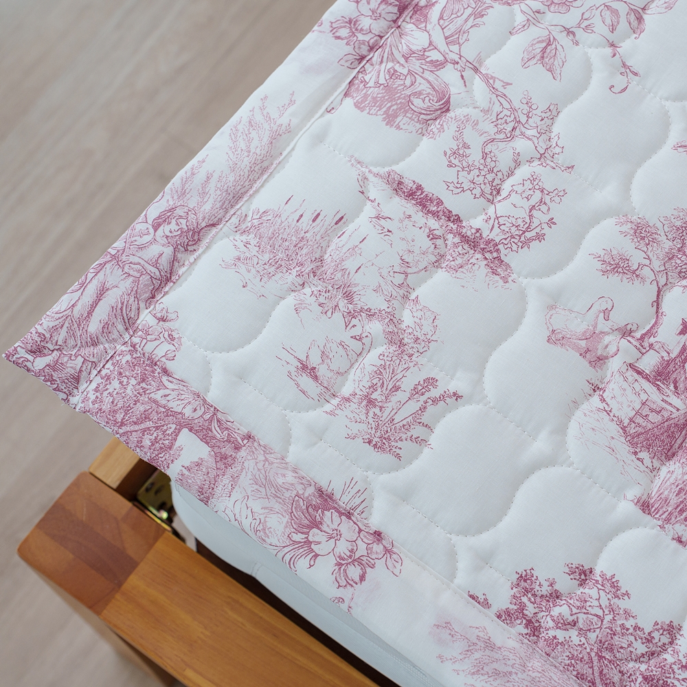 나라데코 광목 순면 뜨왈 명화 사계절 밴딩 침대패드 SS