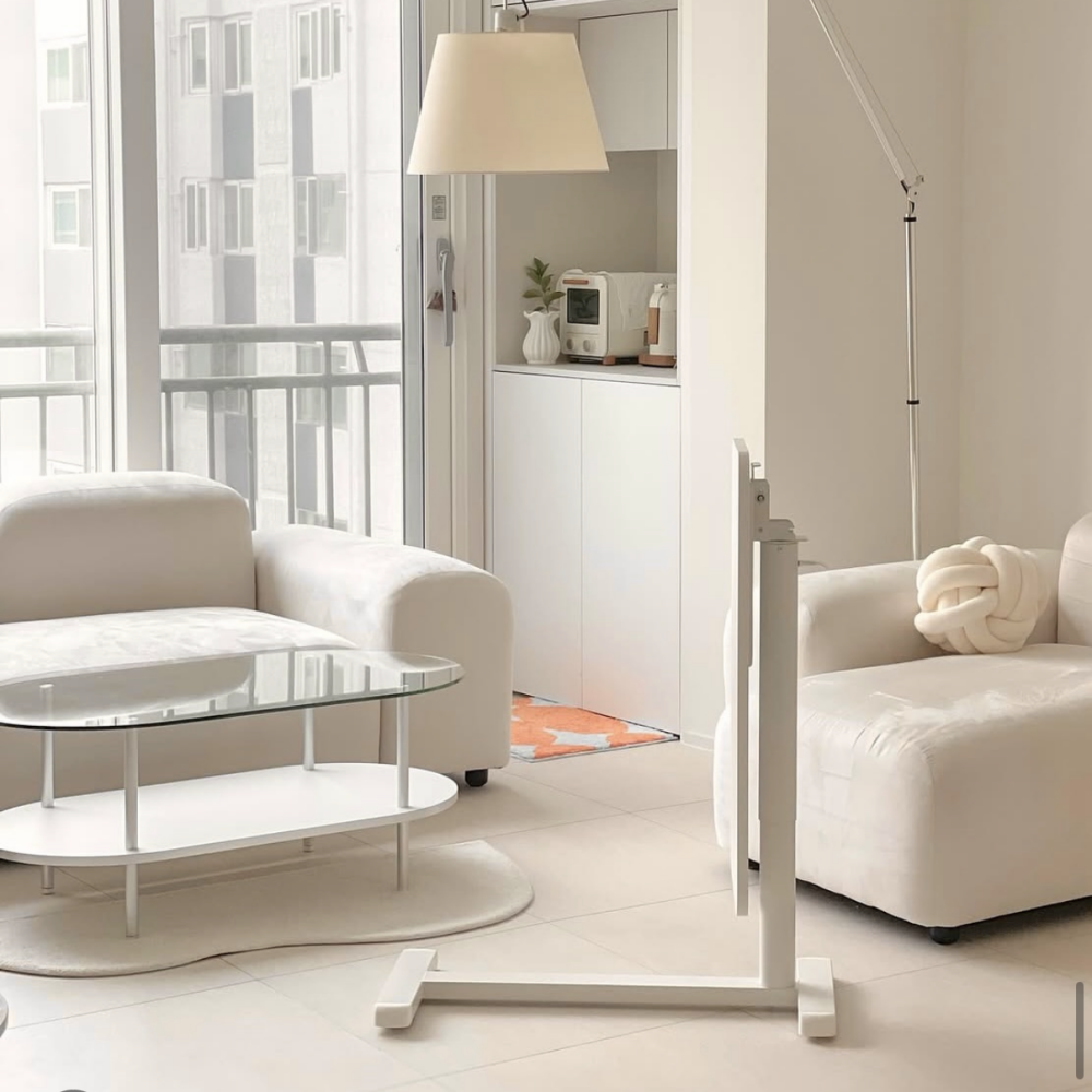 실버채 높이조절 접이식 이동식 소파 쇼파 사이드 테이블 침대 책상 협탁