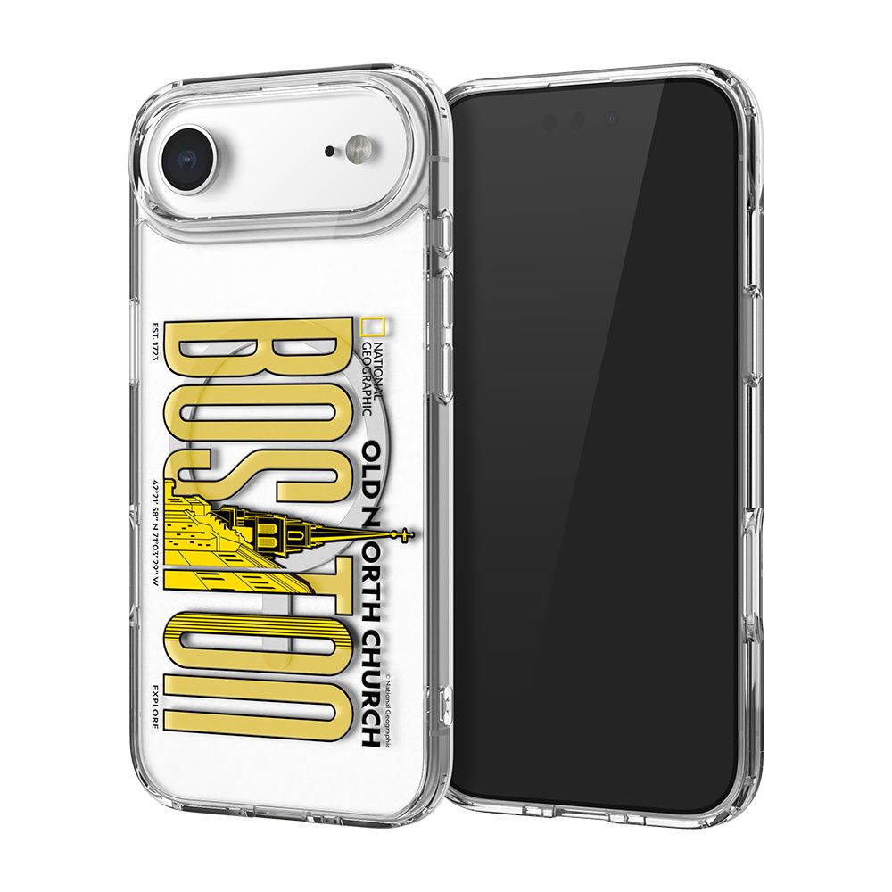 내셔널지오그래픽 맥세이프 클리어 그래픽 케이스 보스턴, 아이폰 에어