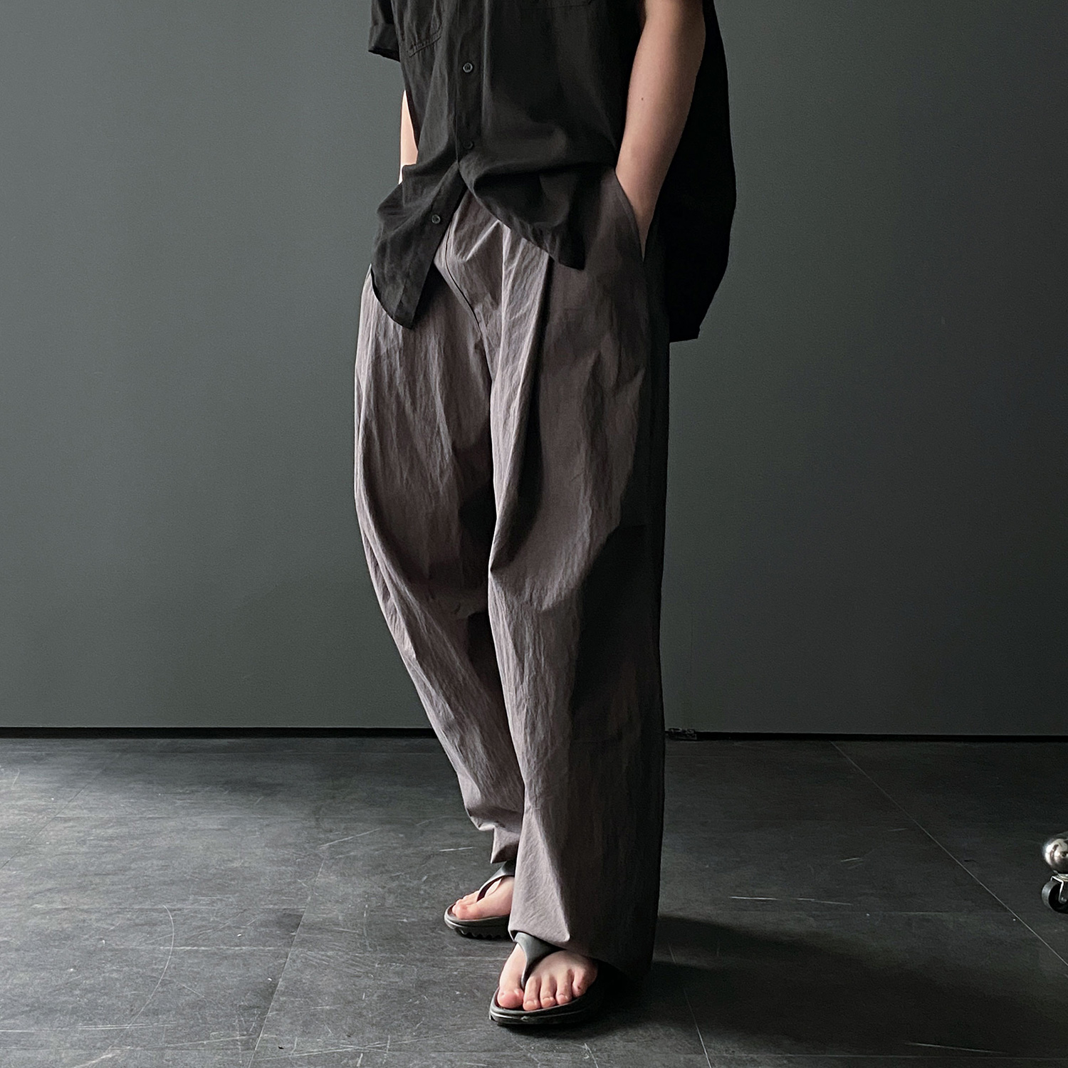 벌룬팬츠 파라슈트팬츠 나일론바지 남자통바지 - 상세 이미지 2