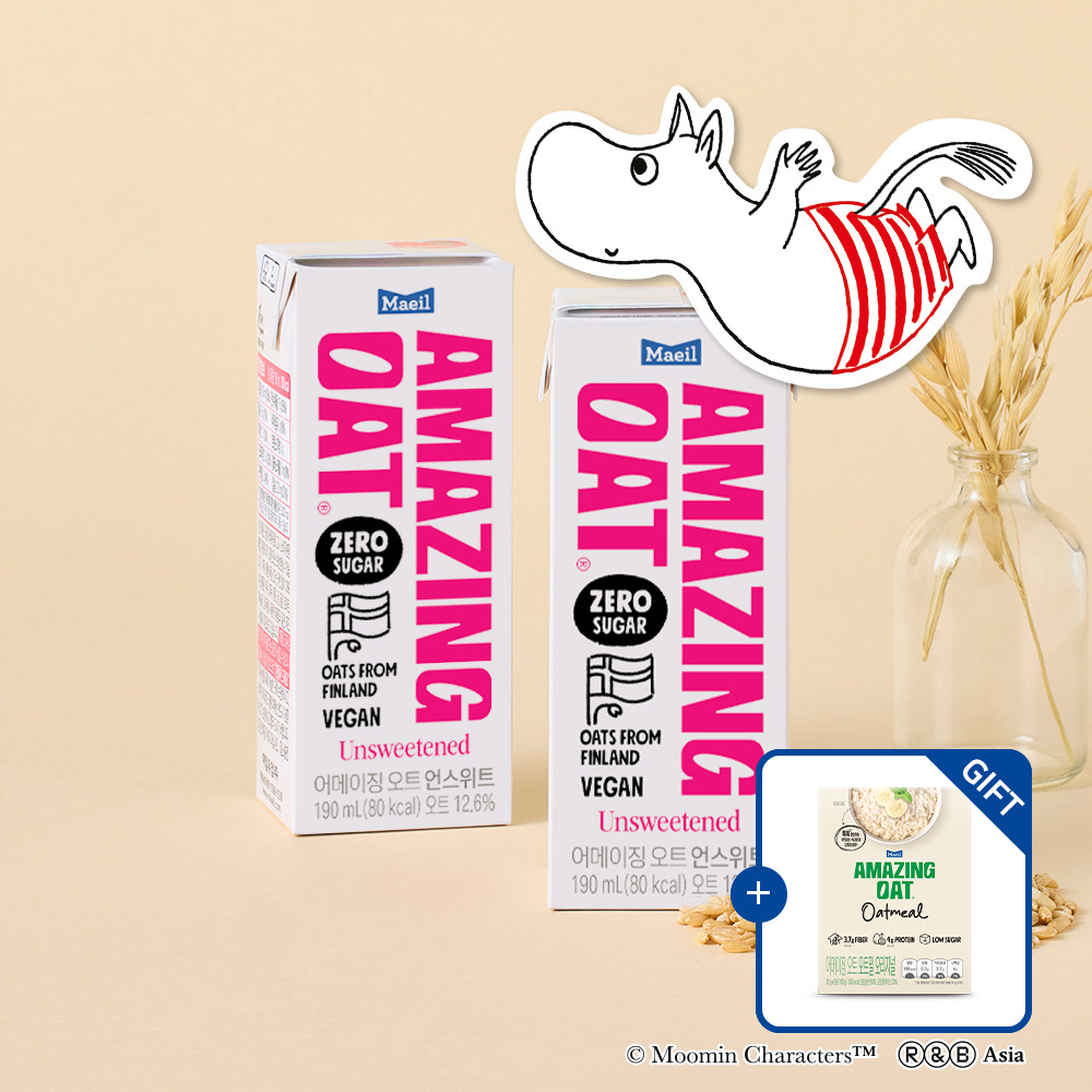 어메이징 오트 언스위트 190ml 24팩 [+어메이징 오트밀 30g 5입 증정]