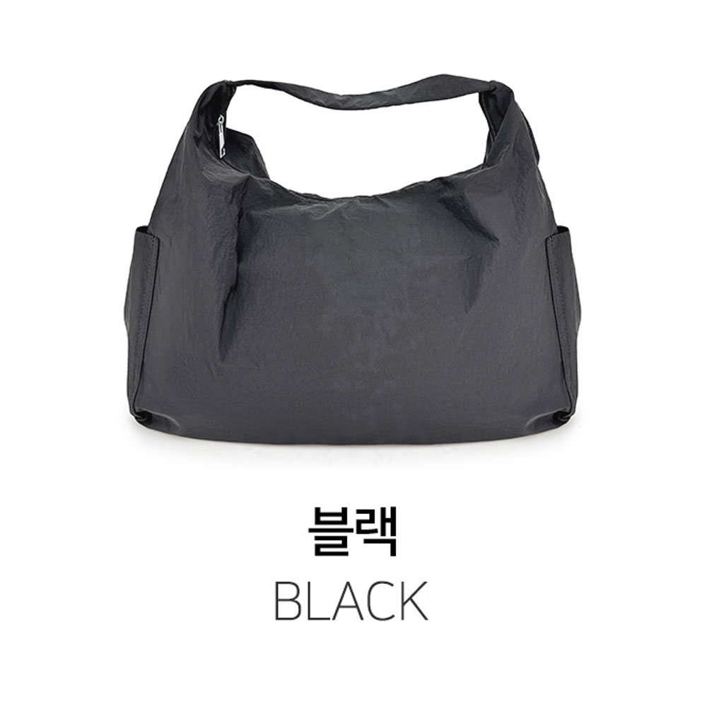가벼운 나일론 빅사이즈 숄더백 보따리 보부상 가방 큰 대형 라지 경량 천 숄더가방 - 상세 이미지 5