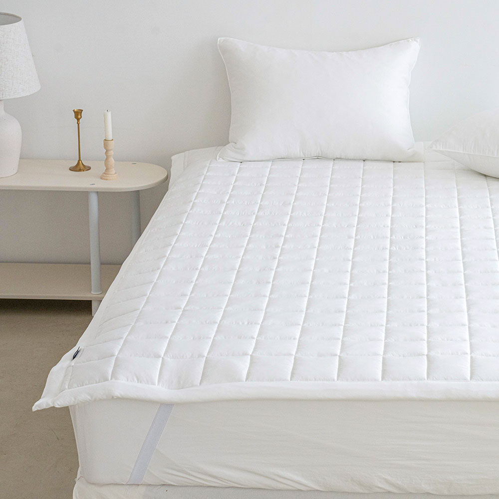 마이컬렉션 아토피 알러지케어 침대패드 SS 먼지없는 국내산 누빔패드 고정밴드