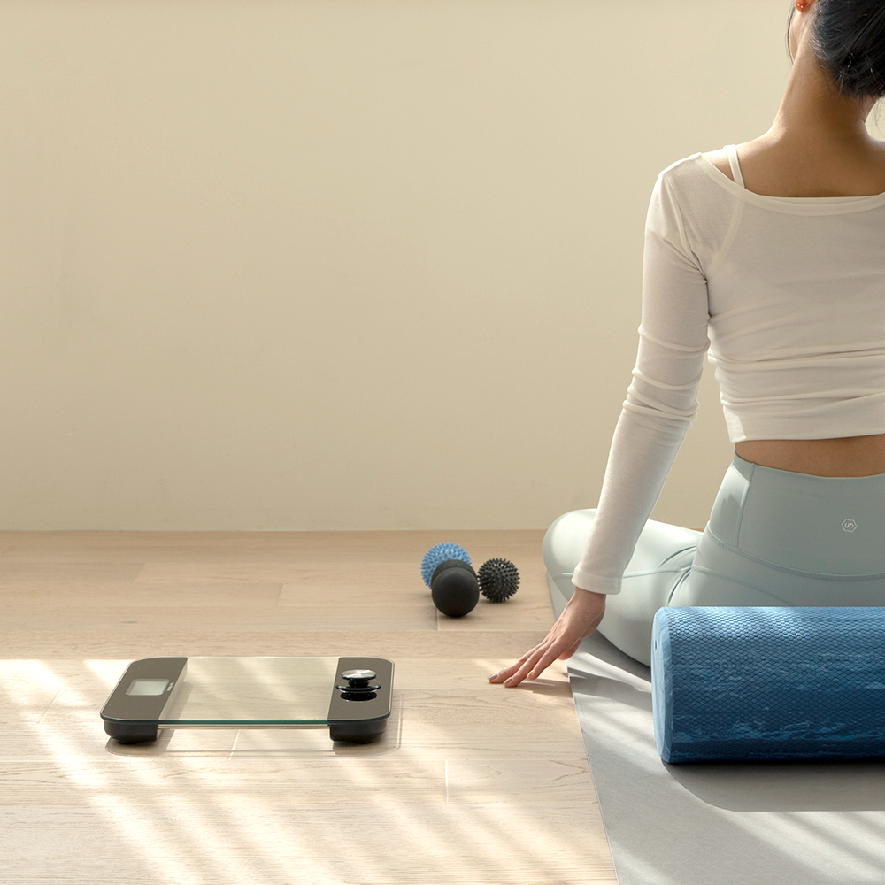 윈텍 디지털 무전원 체중계 B1718 스마트 가정용 몸무게 반영구적 사용