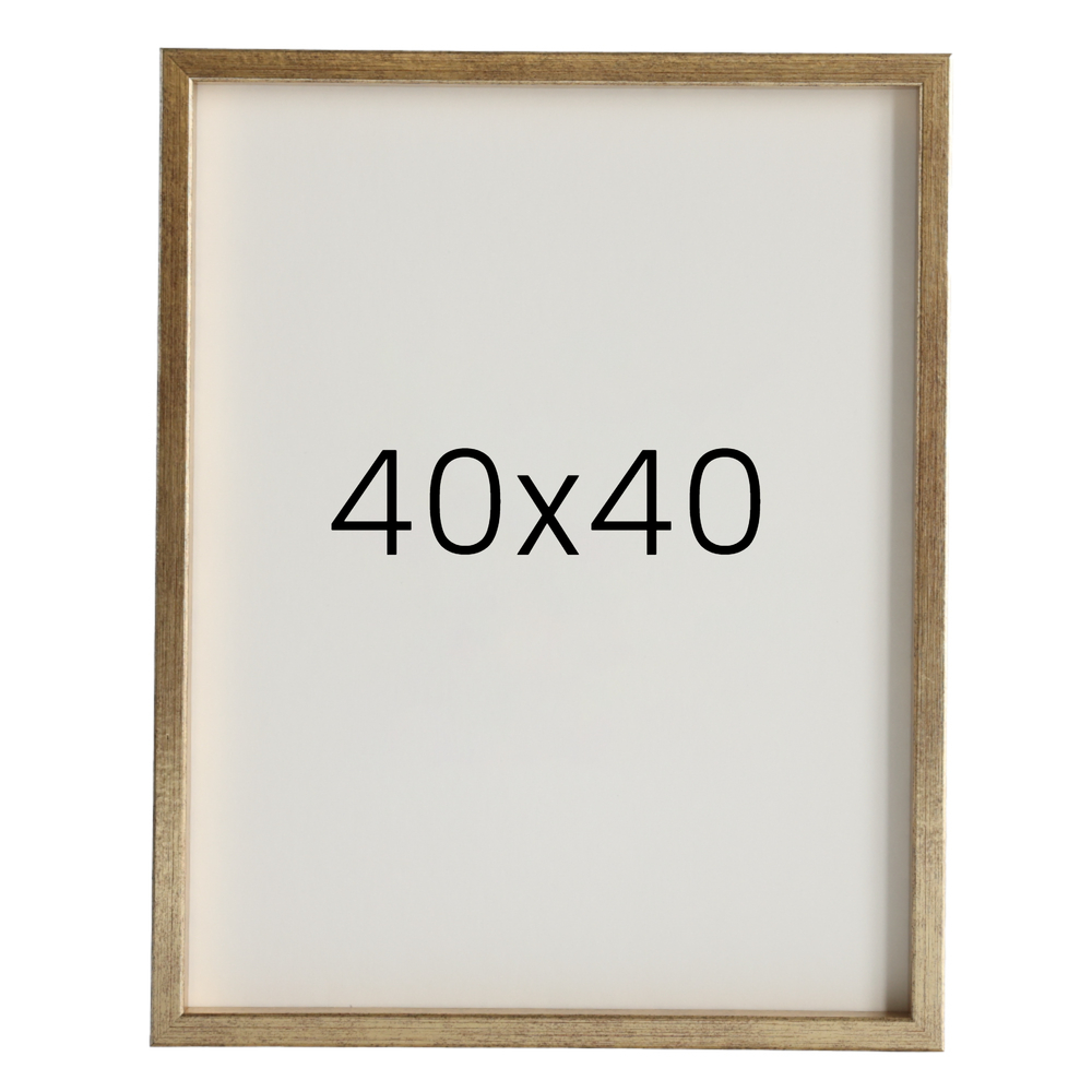 12mm레프 원목액자 우드 웨딩 전시회 맞춤 프레임 틀 40x40 400x400mm, 골드 - 메인 이미지