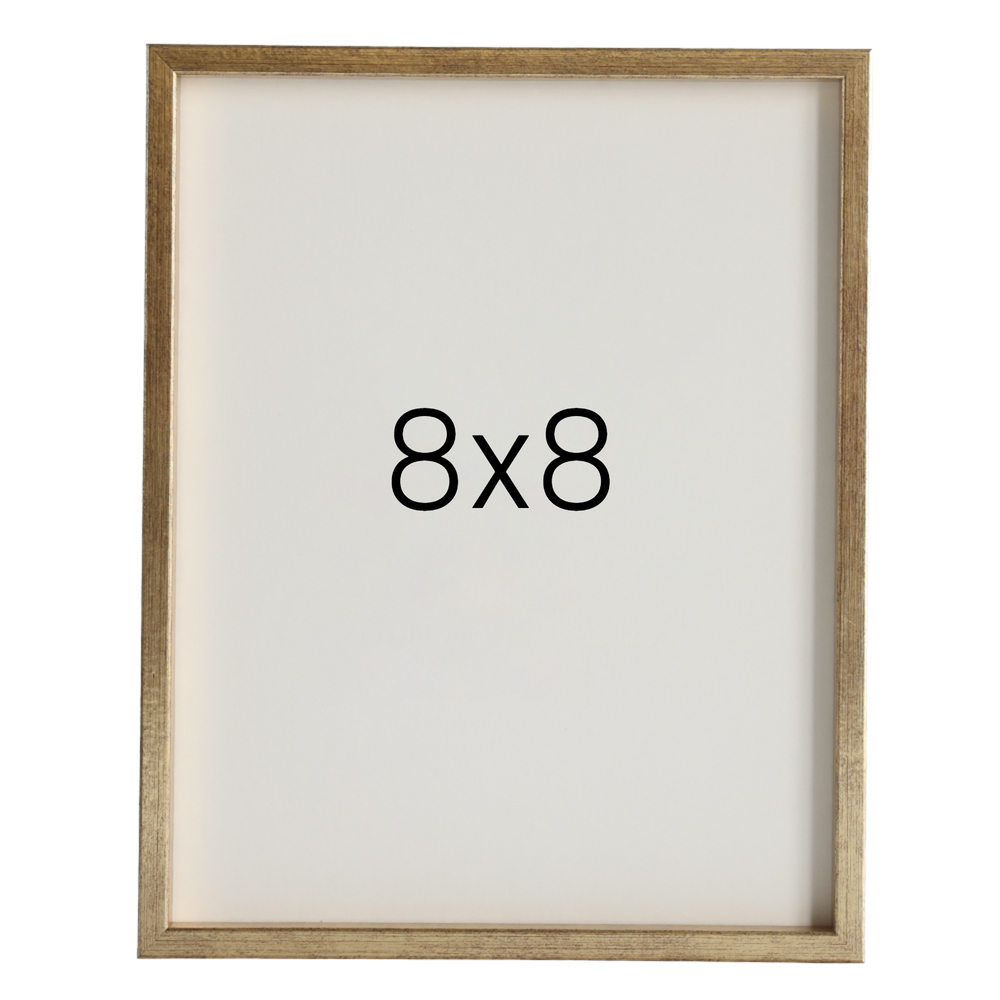 12mm레프 나무액자 사진액자 웨딩 포토테이블 인화 탁상 소형 8x8 203x203mm, 골드 - 메인 이미지
